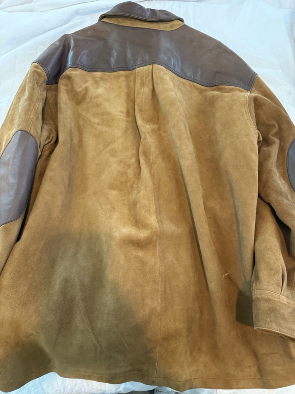Gucci Suede Leather Field Jacket, Men’s Tan Brown Western, GUC, 0672 - Picture 6 of 16